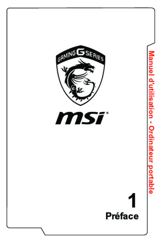 Guide utilisation MSI GS60 6QE  de la marque MSI