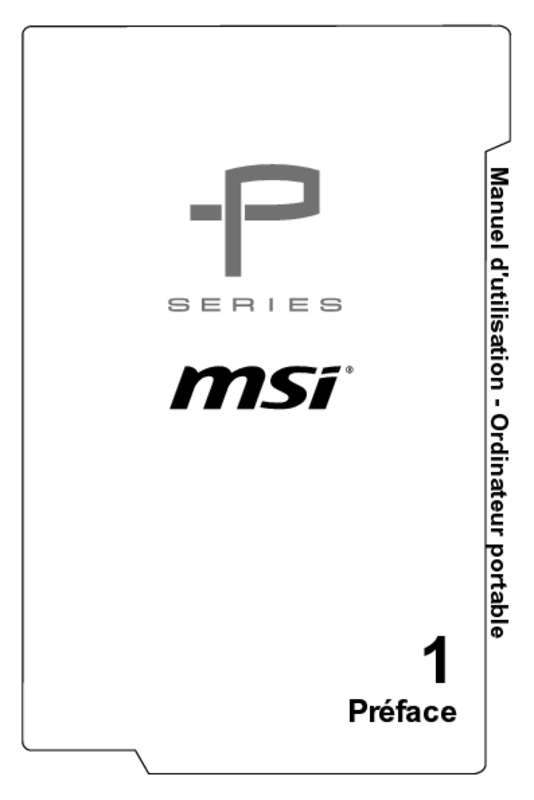 Guide utilisation MSI PE60 2QE-299FR  de la marque MSI