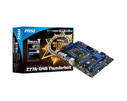 Guide utilisation MSI Z77A-G45 THUNDERBOLT  de la marque MSI