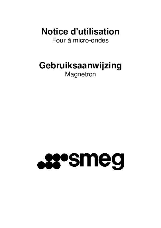 Guide utilisation SMEG S45MA de la marque SMEG