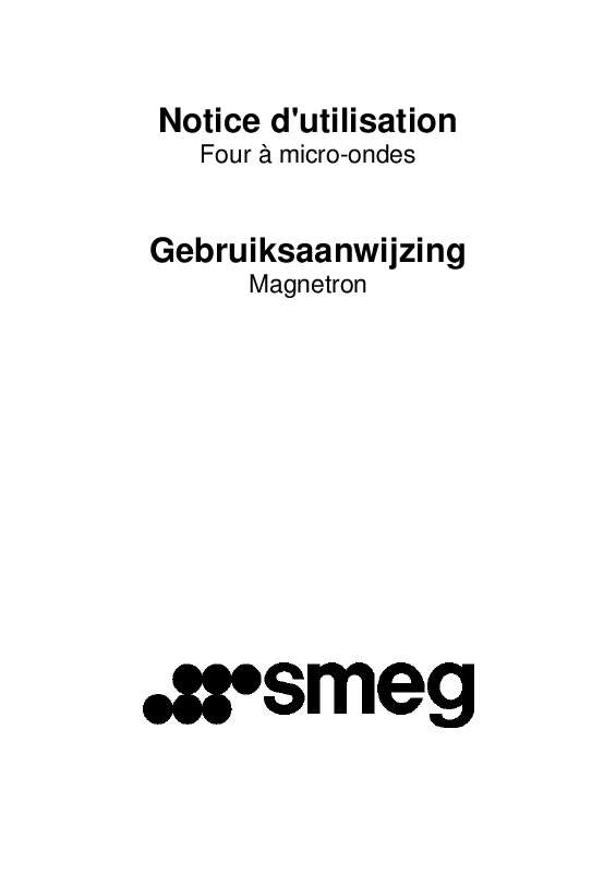 Guide utilisation SMEG S45MCX de la marque SMEG