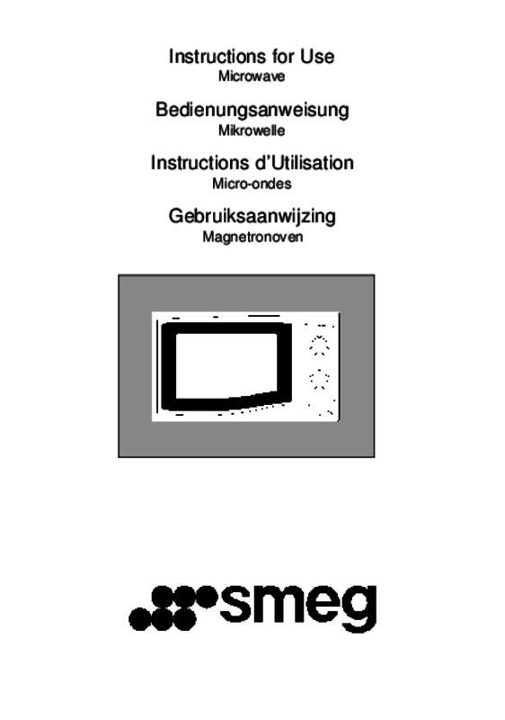 Guide utilisation SMEG MM181N 15J de la marque SMEG