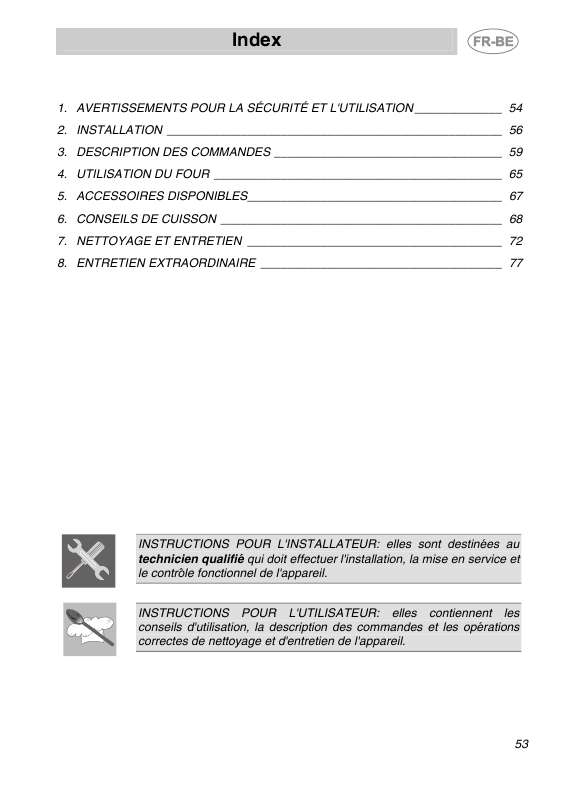 Guide utilisation SMEG SC170-6 de la marque SMEG