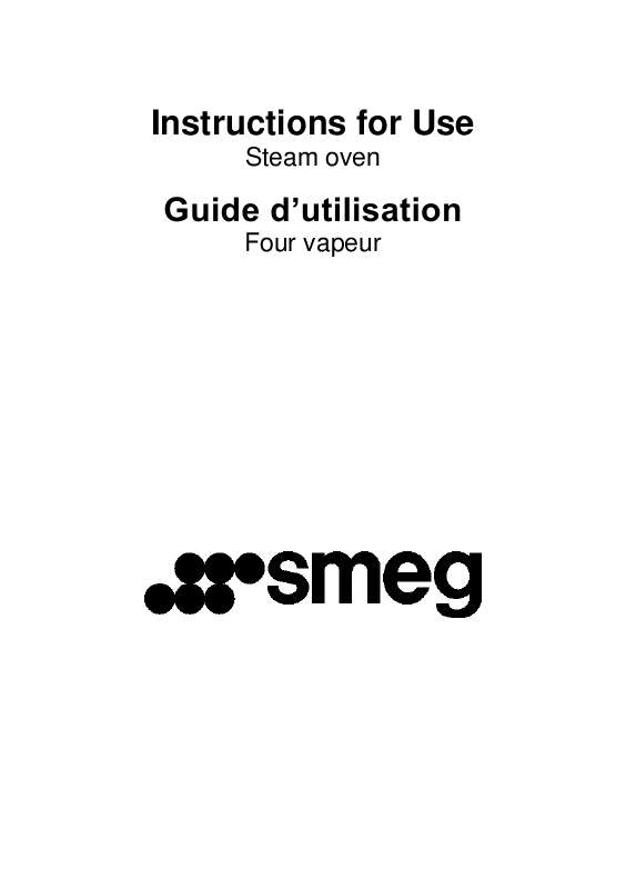 Guide utilisation SMEG SC45VK de la marque SMEG