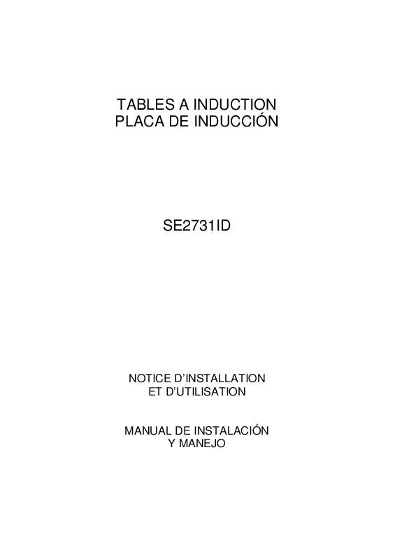 Guide utilisation SMEG SE2731ID1 de la marque SMEG