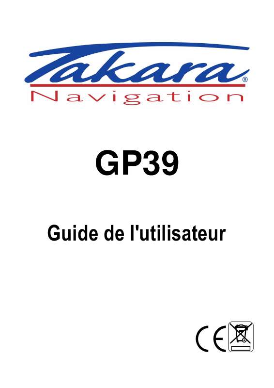 Guide utilisation TAKARA GP39  de la marque TAKARA