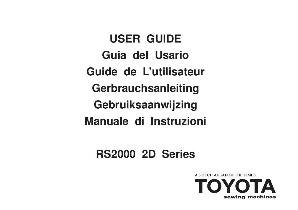 Guide utilisation TOYOTA DE224  de la marque TOYOTA