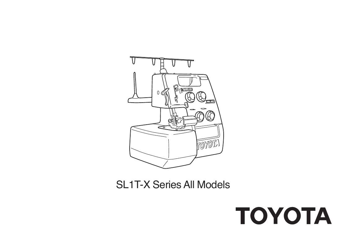 Guide utilisation TOYOTA SL1T-X  de la marque TOYOTA