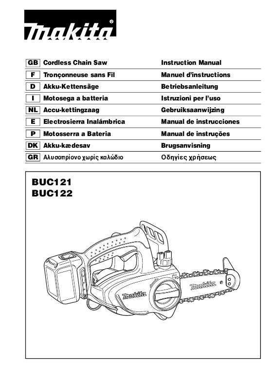 Guide utilisation MAKITA BUC122  de la marque MAKITA