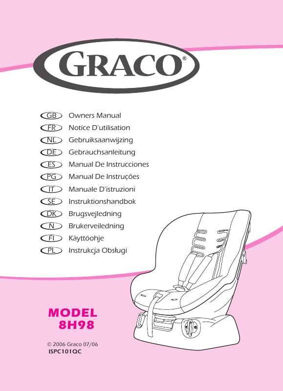 Guide utilisation GRACO 8H98  de la marque GRACO