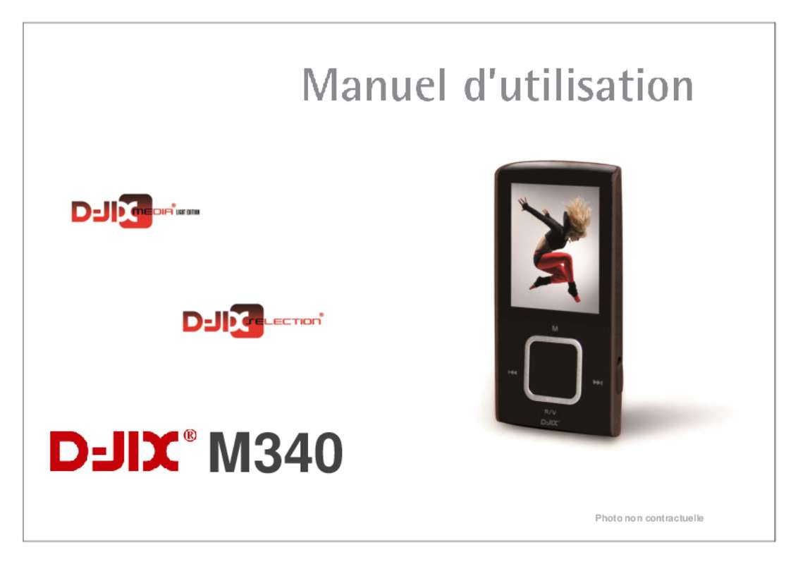 Guide utilisation D-JIX M340  de la marque D-JIX