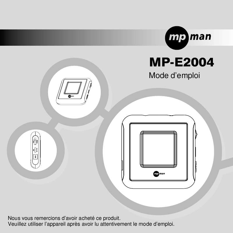 Guide utilisation MPMAN MP-E2004  de la marque MPMAN