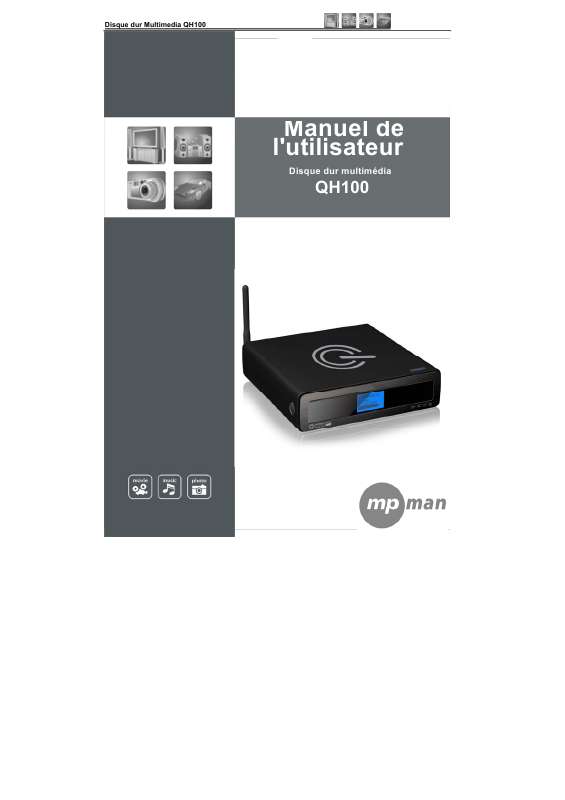 Guide utilisation MPMAN QH100  de la marque MPMAN
