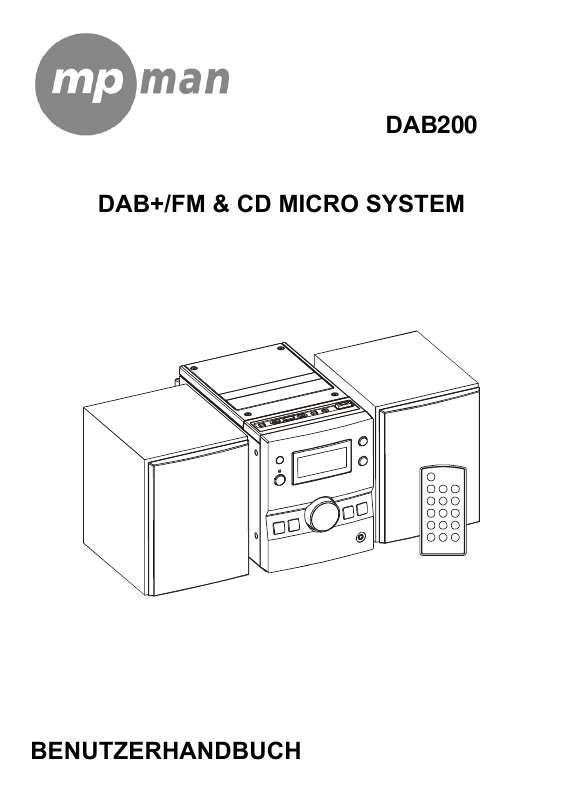 Guide utilisation MPMAN DAB200  de la marque MPMAN
