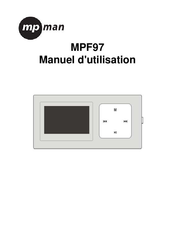 Guide utilisation MPMAN MPF 97  de la marque MPMAN