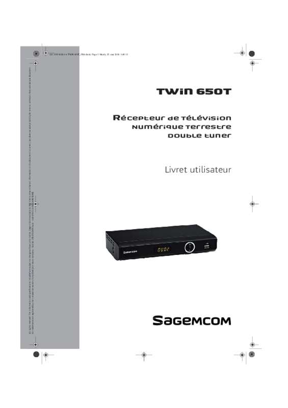 Guide utilisation SAGEMCOM TWIN 650  de la marque SAGEMCOM