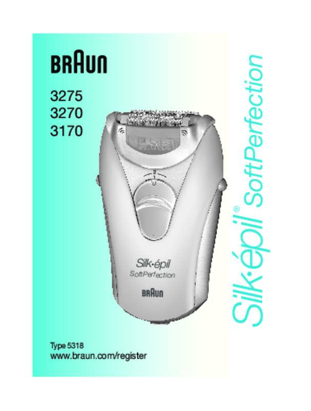 Guide utilisation BRAUN SILKEPIL 3 3270  de la marque BRAUN
