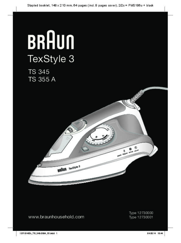 Guide utilisation BRAUN TS320 TEXSTYLE 3  de la marque BRAUN