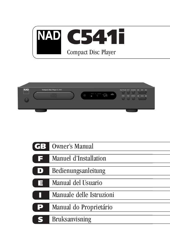 Guide utilisation NAD C541IE  de la marque NAD
