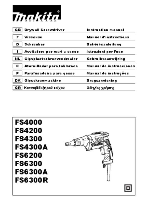Guide utilisation MAKITA FS4000K  de la marque MAKITA