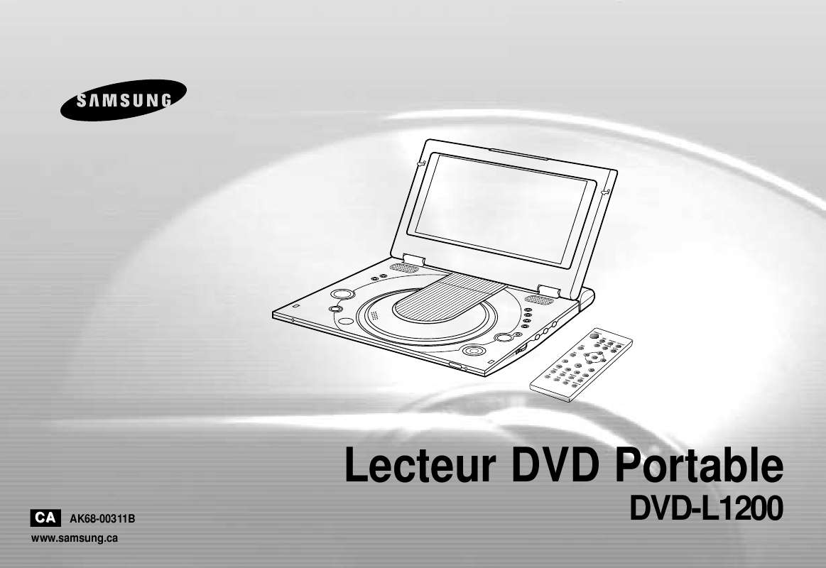 Guide utilisation SAMSUNG DVD-L1200  de la marque SAMSUNG