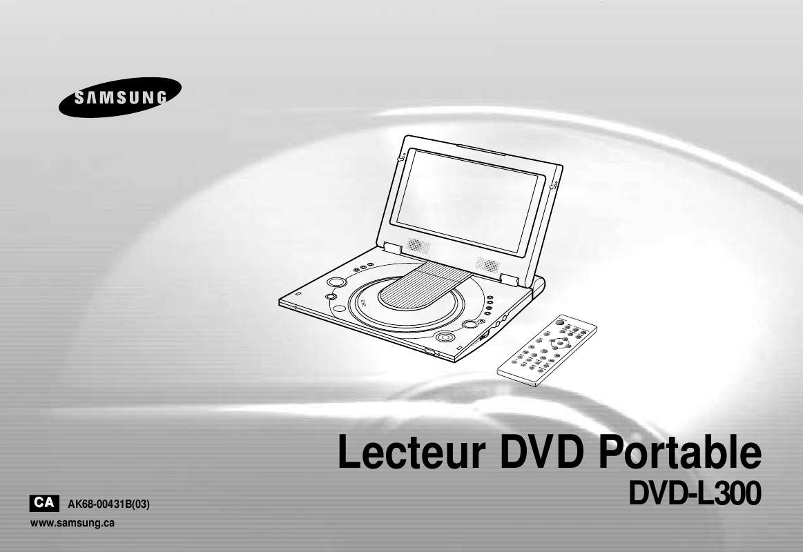 Guide utilisation SAMSUNG DVD-L300  de la marque SAMSUNG