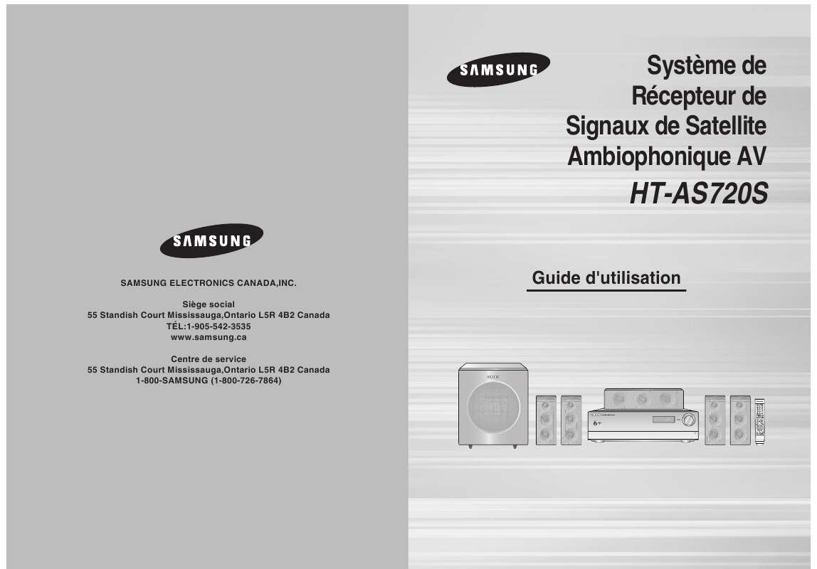 Guide utilisation SAMSUNG HT-AS720ST  de la marque SAMSUNG