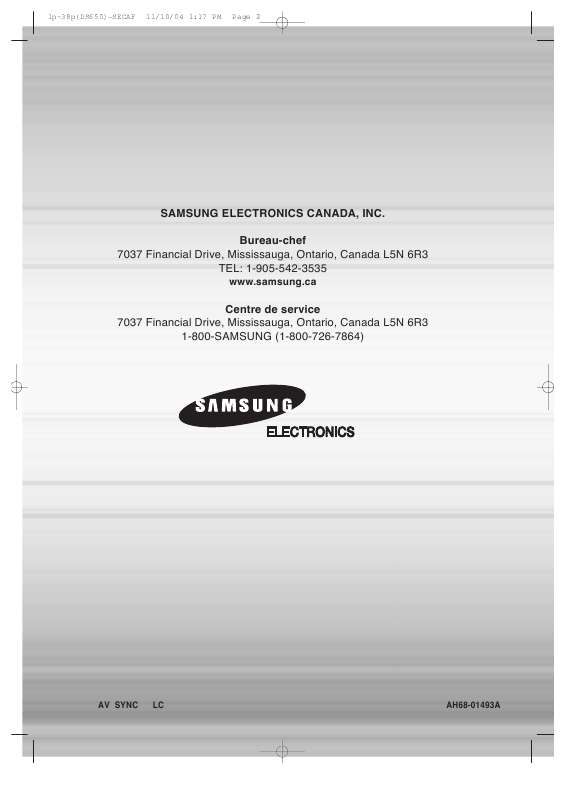 Guide utilisation SAMSUNG HT-DS650  de la marque SAMSUNG