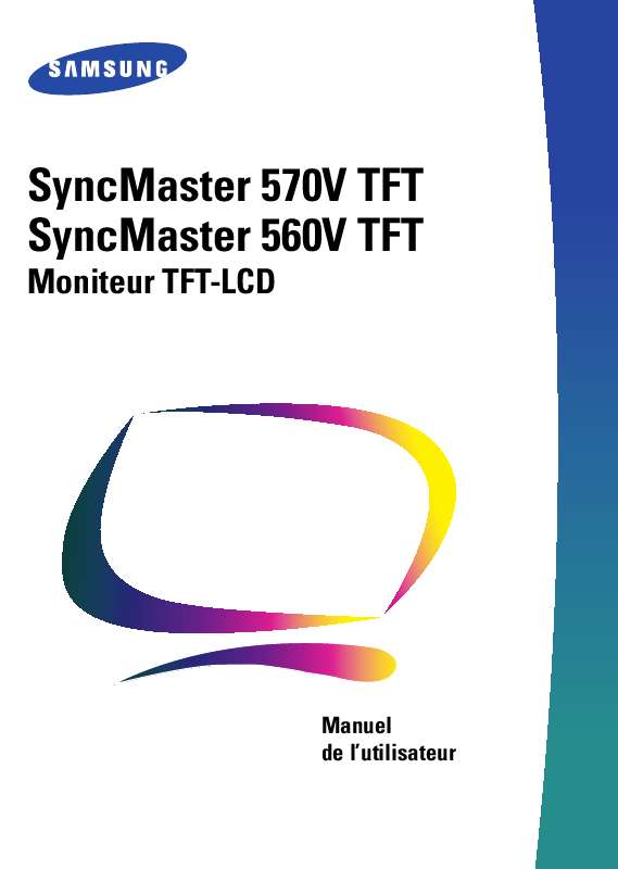Guide utilisation SAMSUNG SYNCMASTER 570VTFT  de la marque SAMSUNG