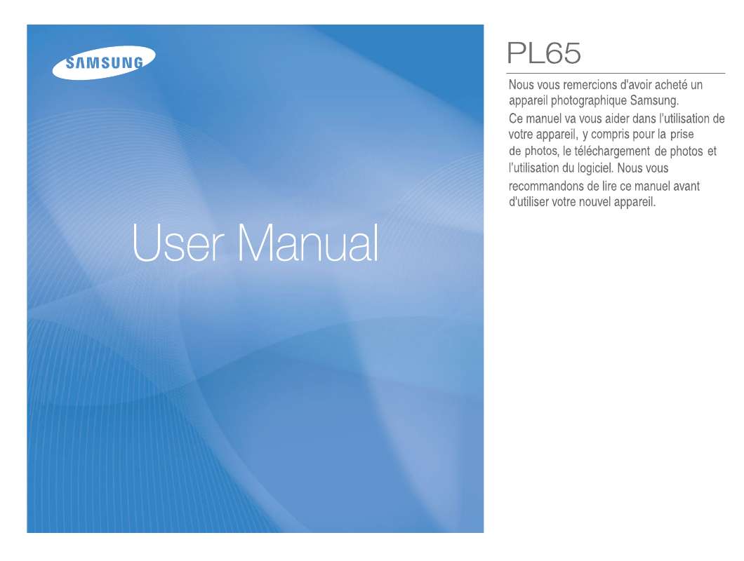 Guide utilisation  SAMSUNG PL65-GREY  de la marque SAMSUNG