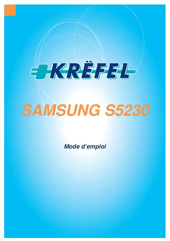 Guide utilisation  SAMSUNG S5230  de la marque SAMSUNG