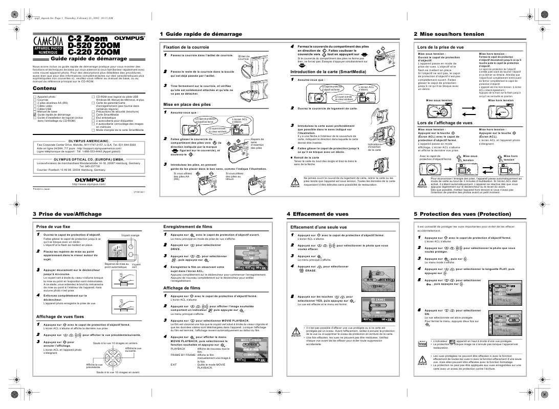 Guide utilisation CANON CAMEDIA D-520  de la marque CANON