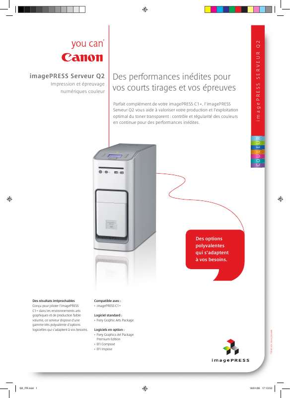 Guide utilisation  CANON Q2  de la marque CANON
