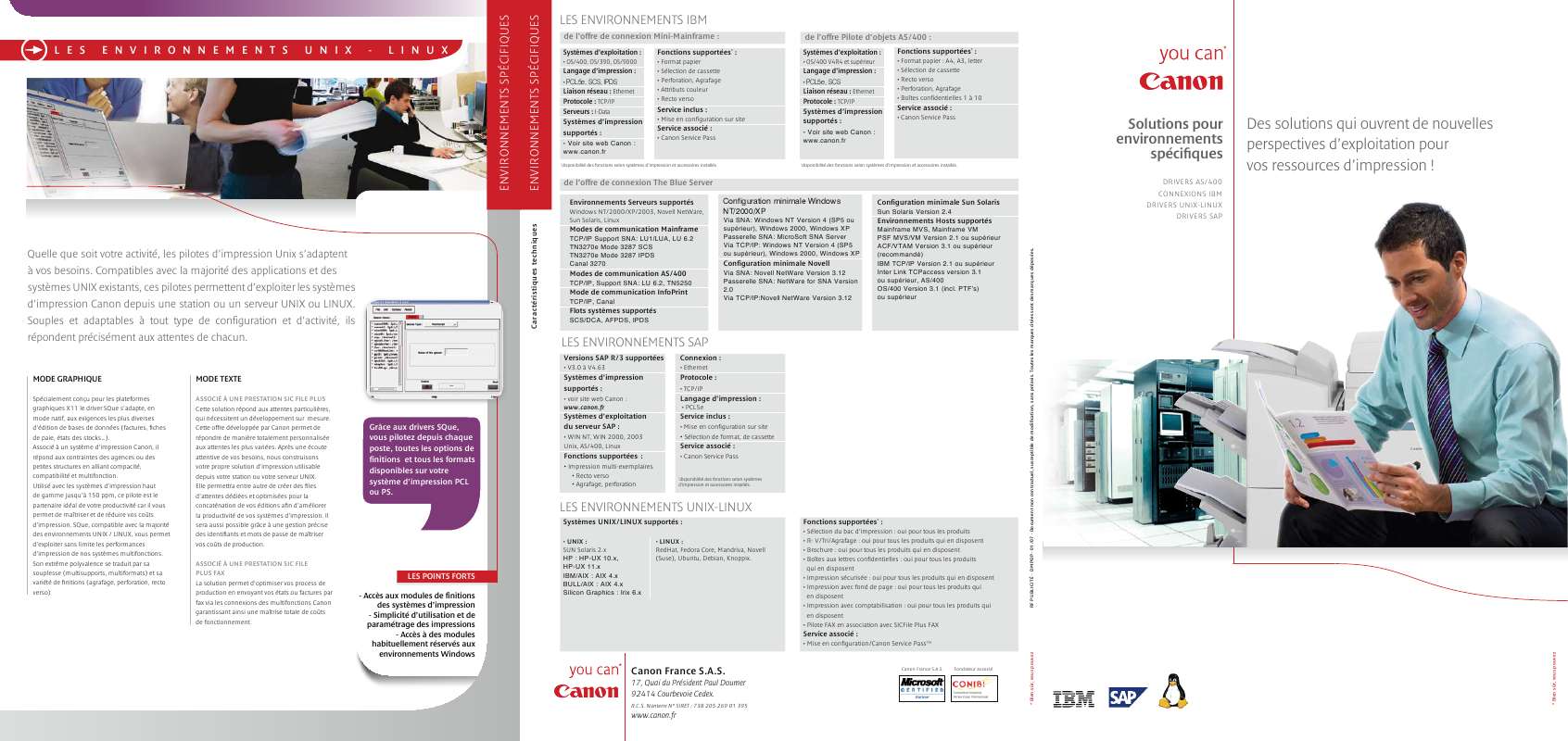 Guide utilisation  CANON SAP R3  de la marque CANON