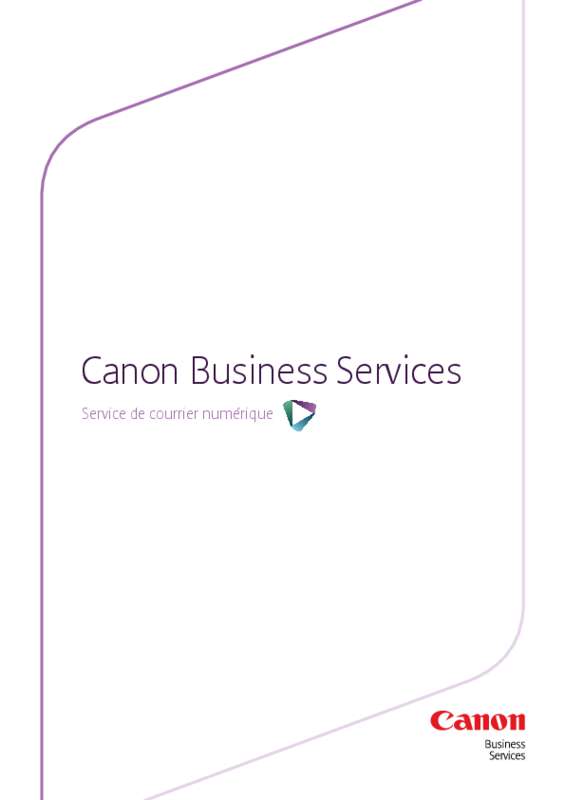Guide utilisation  CANON CBS - DIGITAL MAILROOM  de la marque CANON
