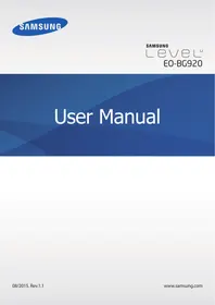 Упутство SAMSUNG EO-BG920 Бежичне слушалице