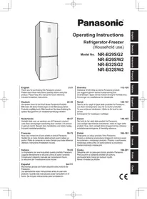 PANASONIC NRB32SG2SF &amp; NR-B32SG2 - Refrigerador