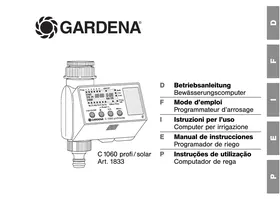 GARDENA C1060 SOLAR - Programmateur d'arrosage