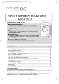 DAEWOO DWD-FV3222 - Lave-linge