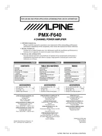 PMX-F640 ALPINE