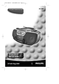 PHILIPS AZ1007 - Portable CD player
