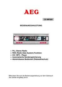 AEG CS MP 300 - Autoradio