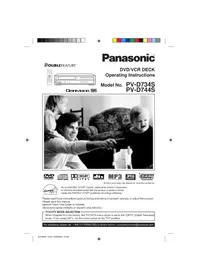 PANASONIC PV-D734S - Reproductor de DVD