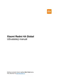 Návod Xiaomi REDMI 4A GLOBAL Chytrý telefon