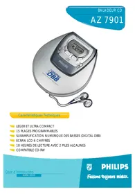 PHILIPS AZ7901 - Lecteur CD portable