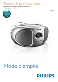 PHILIPS AZ105S - Lecteur CD portable