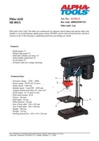 SB 401/1 Alpha Tools