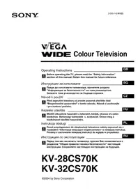 SONY KV-32CS70K - Televize
