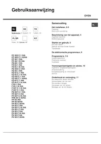 Нұсқаулық HOTPOINT FH 83 IX/HA Пешка