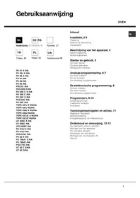 Інструкція HOTPOINT LUCE FK 63J X/HA Духовка